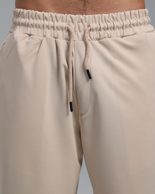 Oversize Cotton Pants - Beige